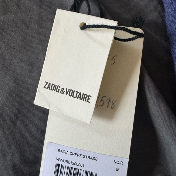 Zadig & Voltaire Zebra Velvet Glitter Wide-Leg Pants – Runway Piece (M) - Picture 7 of 9